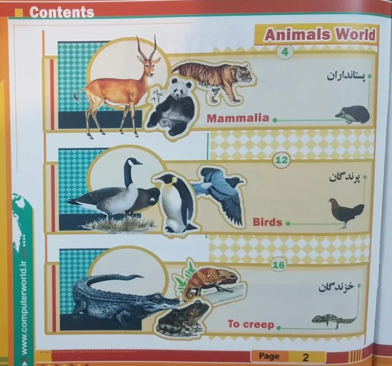 کتاب دنیای حیوانات انتشارات جهان رایانه gallery4
