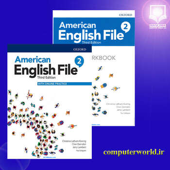 معرفی و سفارش کتاب American English File 2 ,ویرایش سوم اثر جمعی از نویسندگان انتشارات OXFORD دو جلدی